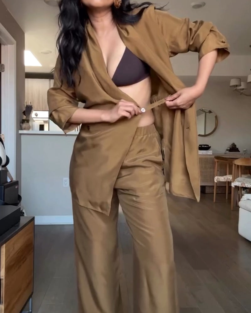 Niosa - Soft Touch Shirt & Trousers Set