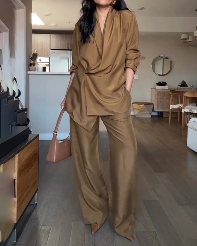 Niosa - Soft Touch Shirt & Trousers Set