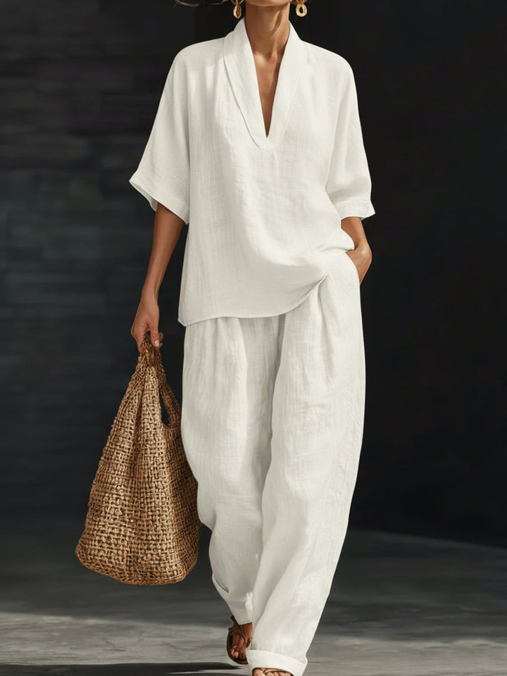 Noressa - Effortless Linen Two-Piece Set