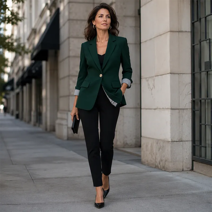 Neravelle - Tailored Roll Sleeve Blazer