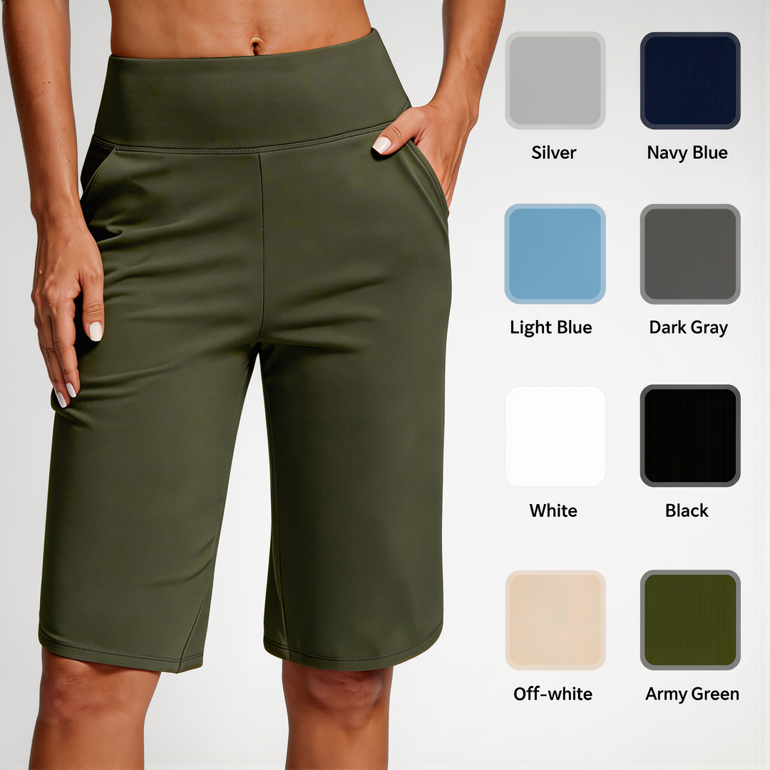 Kendall - High Waist Pocket Biker Shorts