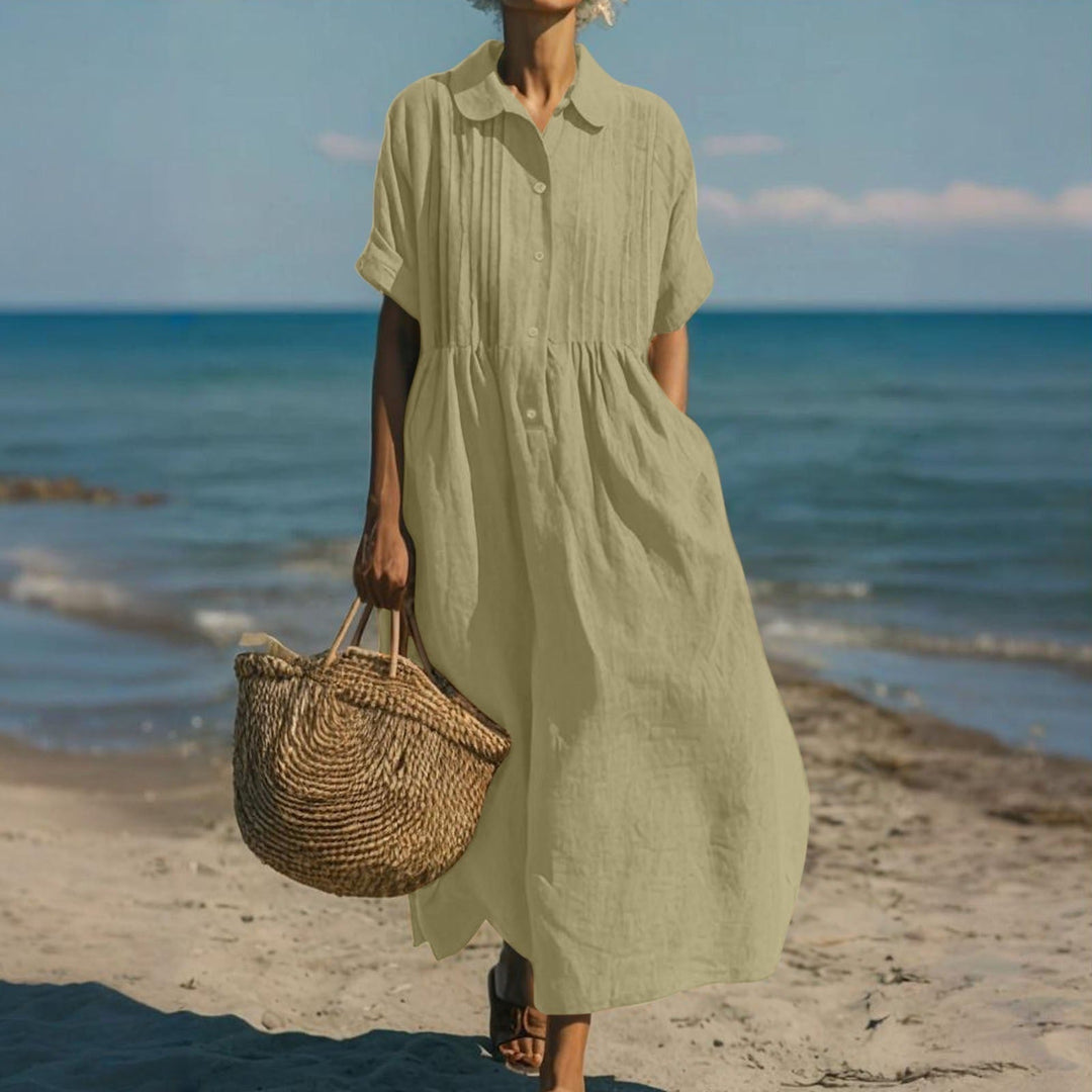 Florinelle - Button Shirt Maxi Dress