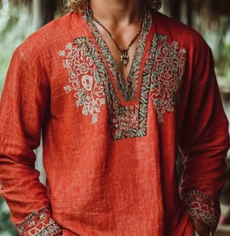 Milford - Breezy V-Neck Shirt