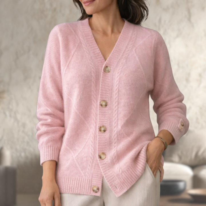 Helyn - Soft-Touch Knit Cardigan