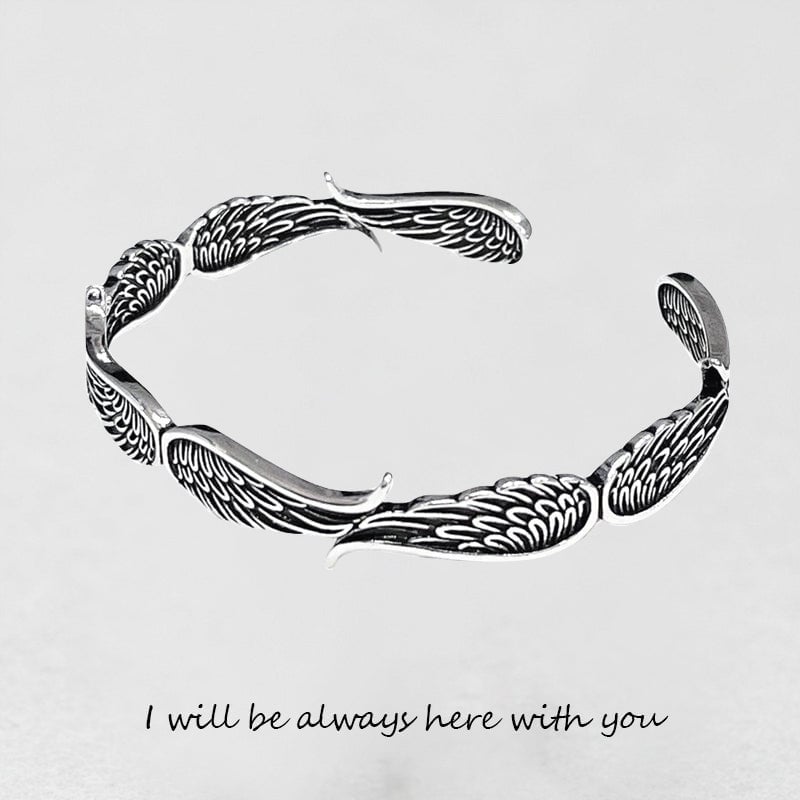 Raveya - Polished Angel Wing Bracelet