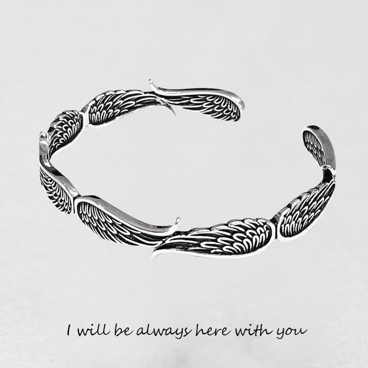 Raveya - Polished Angel Wing Bracelet