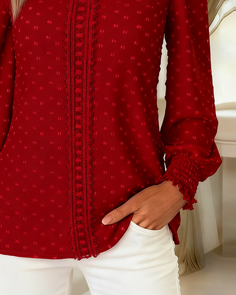 Maricea - Soft-Touch Long-Sleeve Top