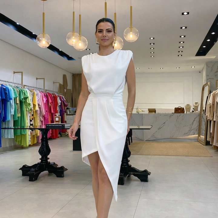 Liora - Premium Asymmetric Dress