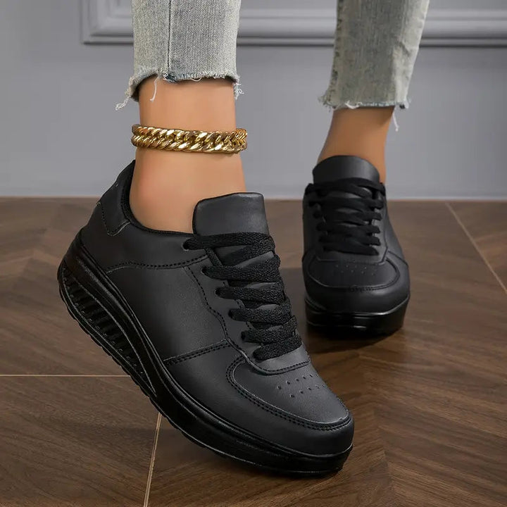 Sable - Lace Up Platform Sneakers Casual Fit