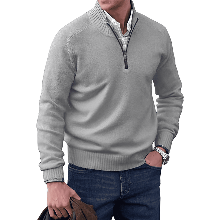 Saven - Soft-Touch Half-Zip Sweater