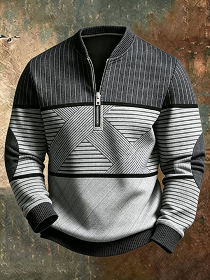 Caian - Premium Knit Half-Zip Sweater