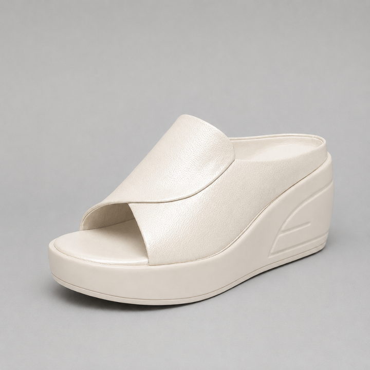 Alcinia - Supportive Slip-On Wedge Sandals