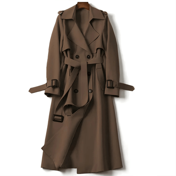 Aliki - Double-Breasted Belted Trench Coat