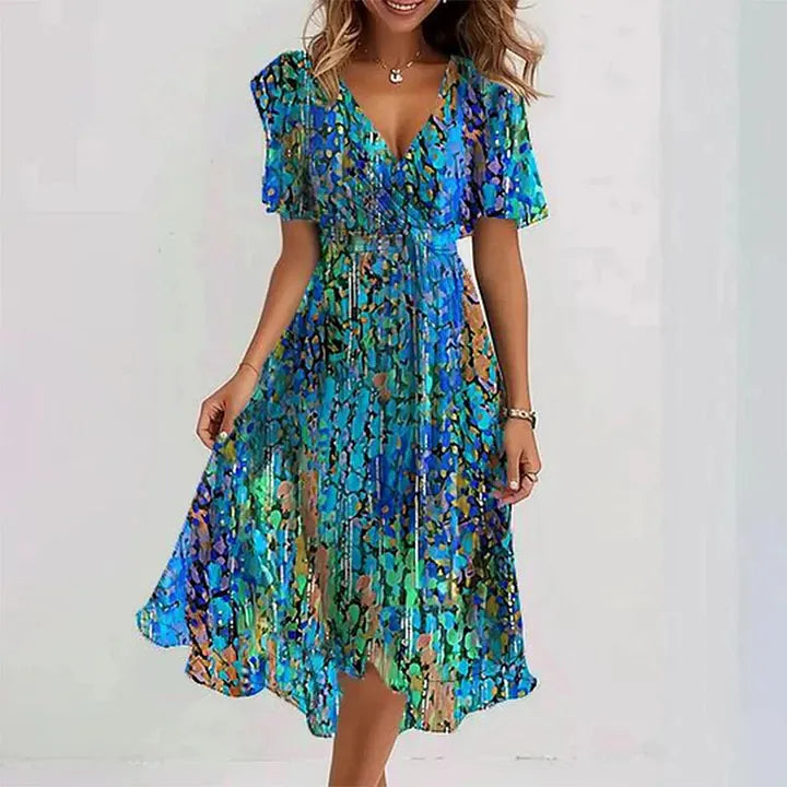 Falyne - Breezy Midi Dress