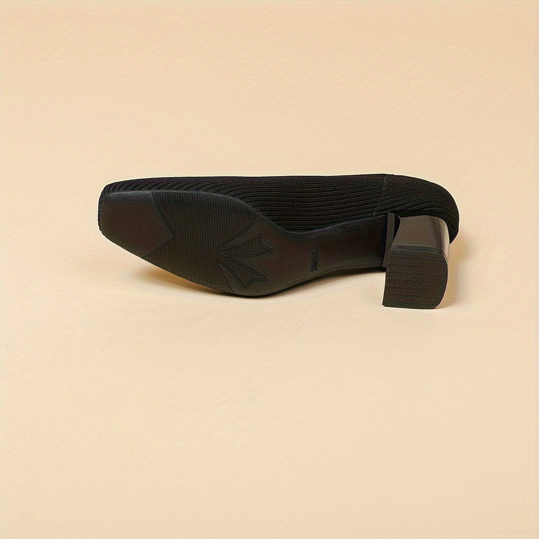 Hetty - Square-Heeled Court Shoe