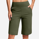 Kendall - High Waist Pocket Biker Shorts