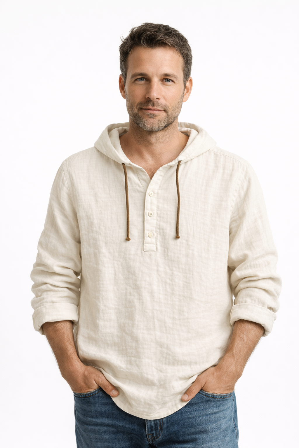 Alton - Breathable Linen Hoodie