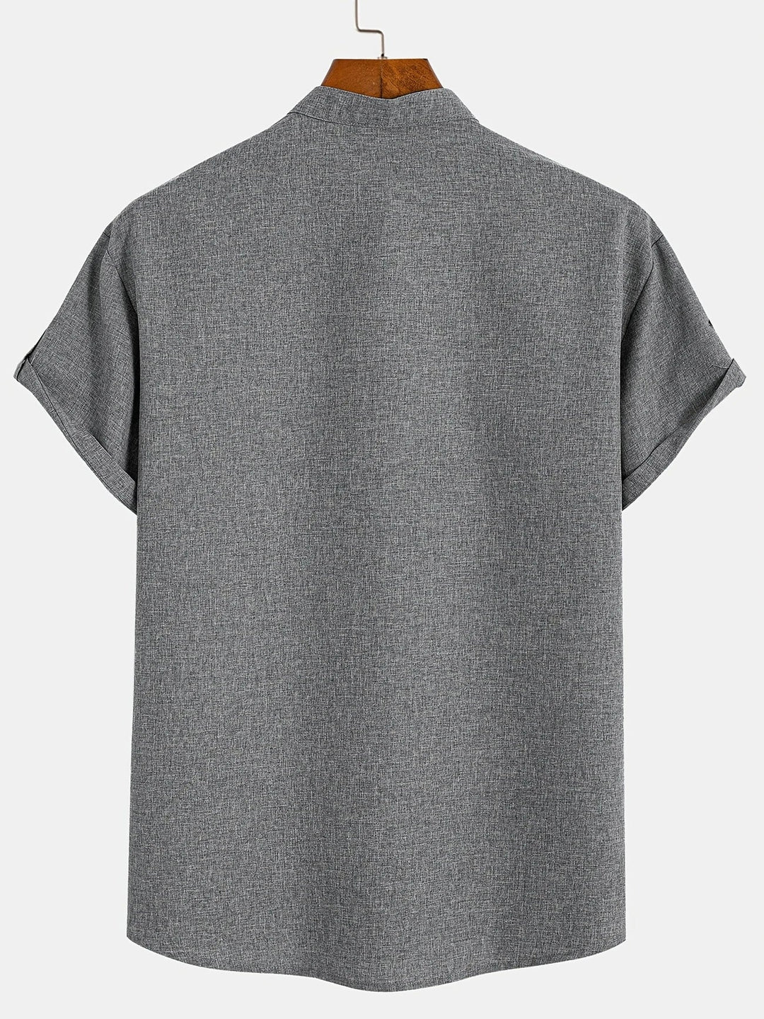 Harlan - Textured High-Collar Shirt
