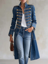Carisanne - Heavyweight Longline Military Coat