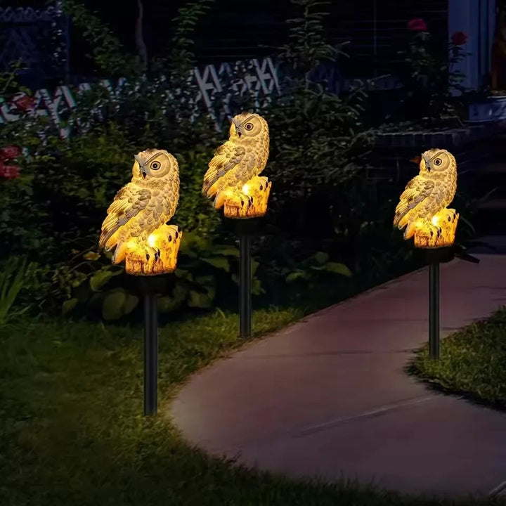 Amora - Owl Decorative Garden Lamp