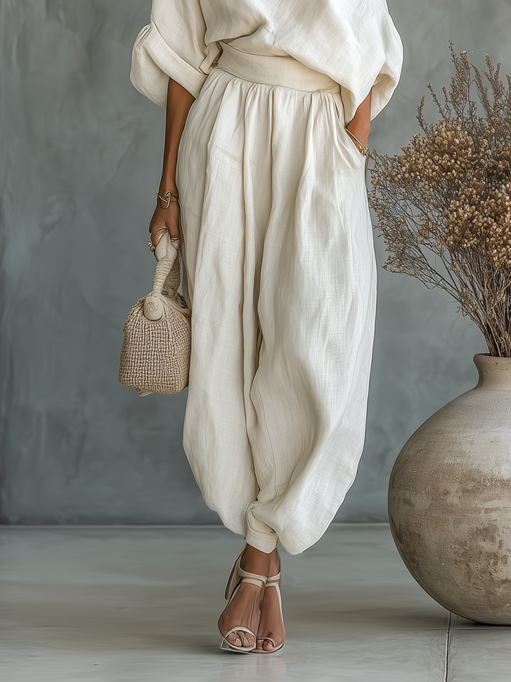 Odelise - Premium Linen Two-Piece Set