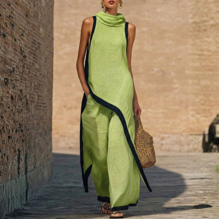 Gillian - Sculptural Linen Two-Piece Set