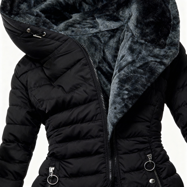 Leni - Warm Lined Hooded Puffer Coat