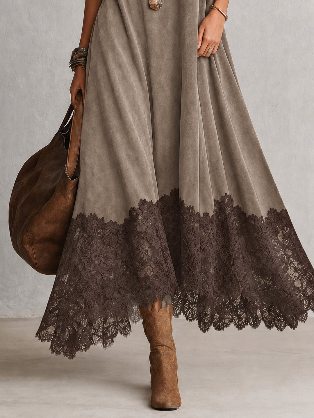Lavina - Soft-Touch A-Line Maxi Dress