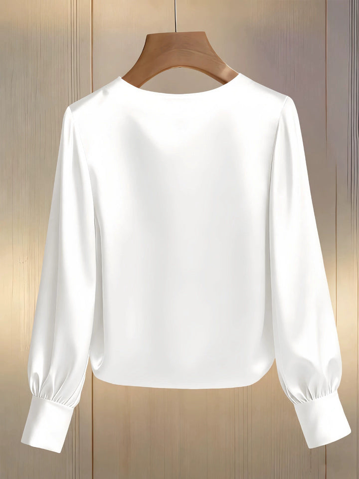 Avara - Elegant Pearl Blouse