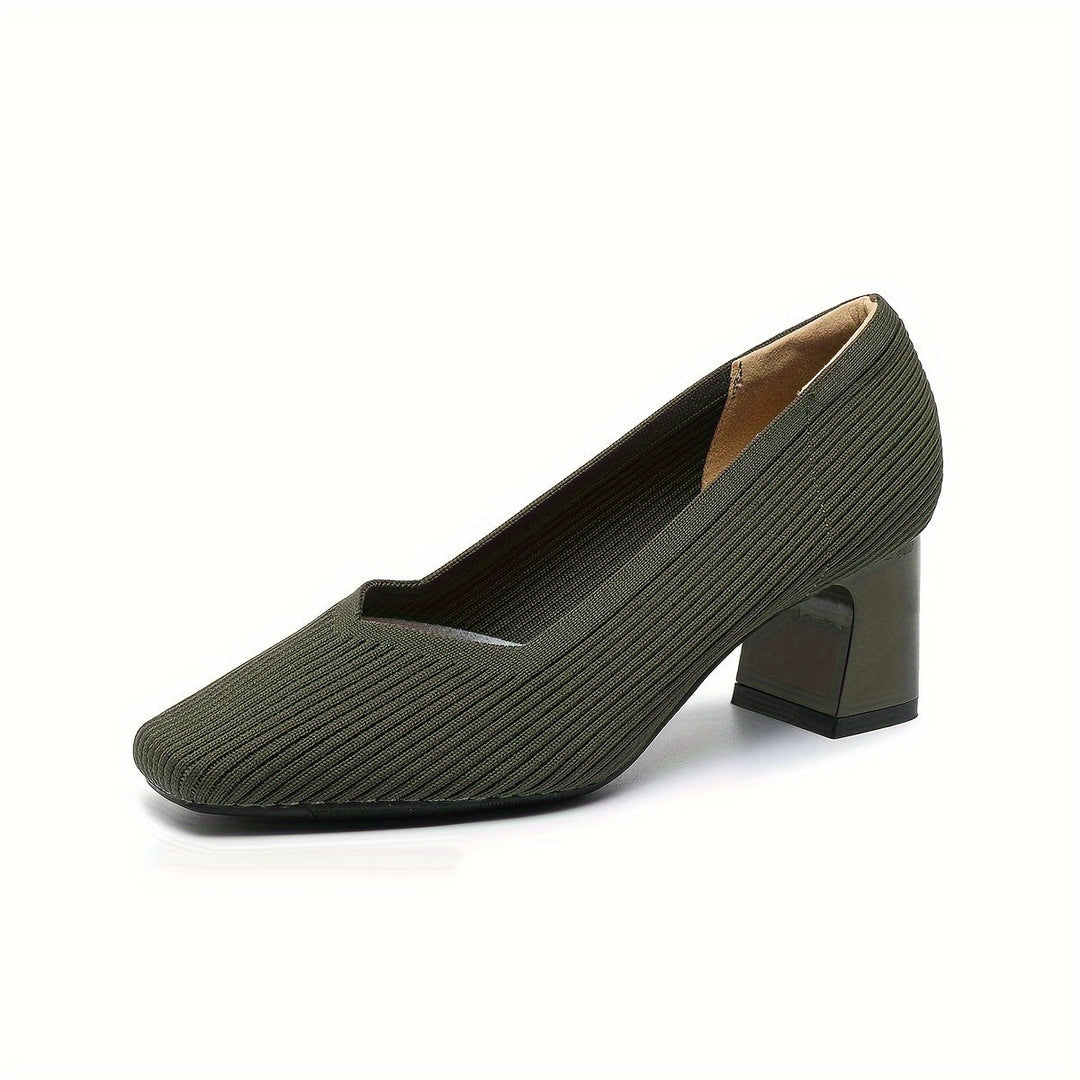 Hetty - Square-Heeled Court Shoe