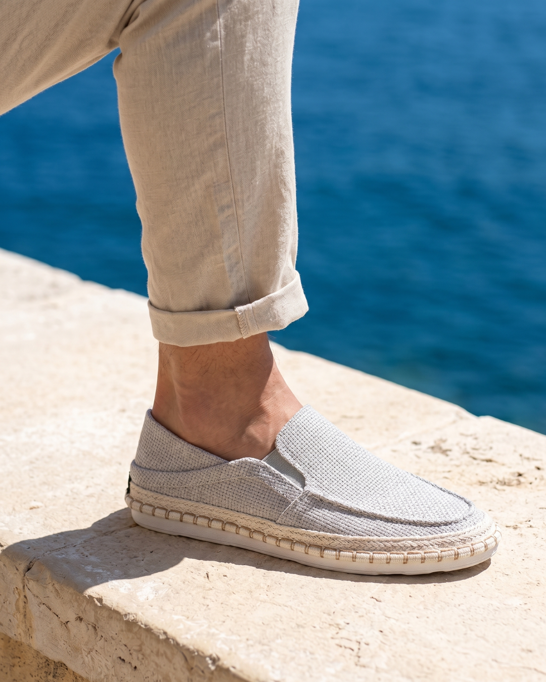 Falkner - Textured Slip-On Espadrille