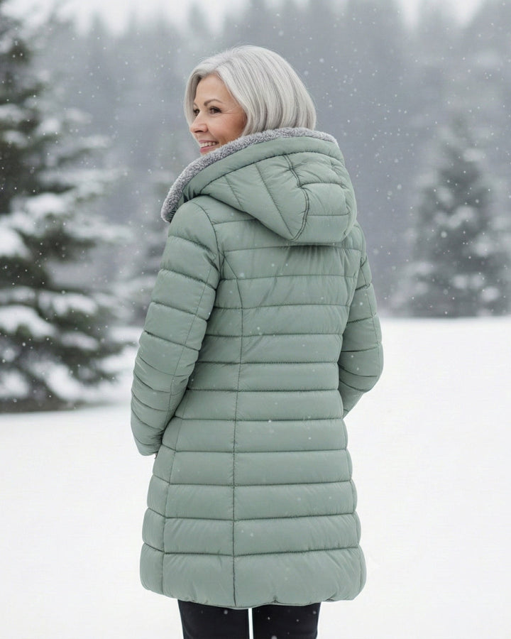 Leni - Warm Lined Hooded Puffer Coat