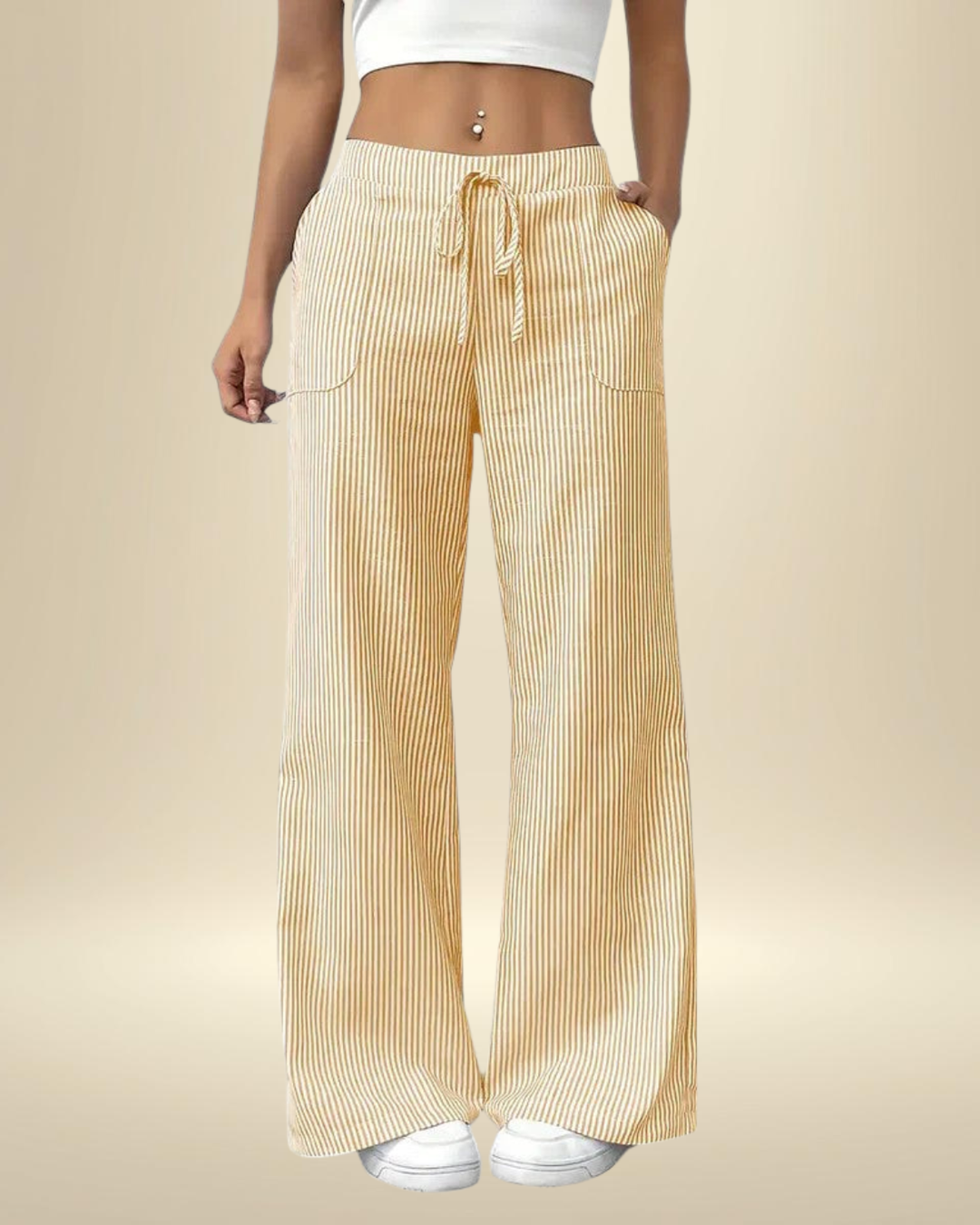 Mirayne - Fluid Wide-Leg Trousers