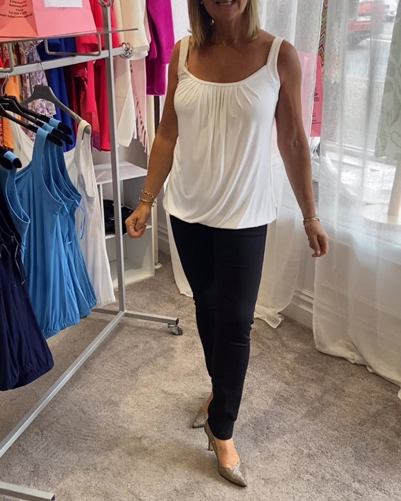 Corina - Soft-Touch U-Neck Tank Top