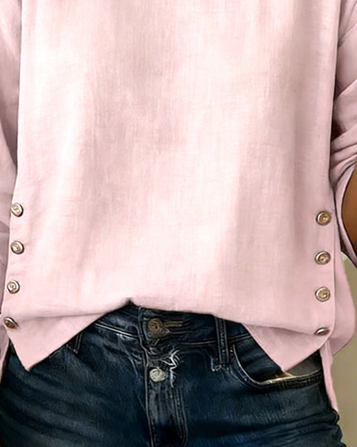 Veyanna - Soft-Touch Long-Sleeve Blouse