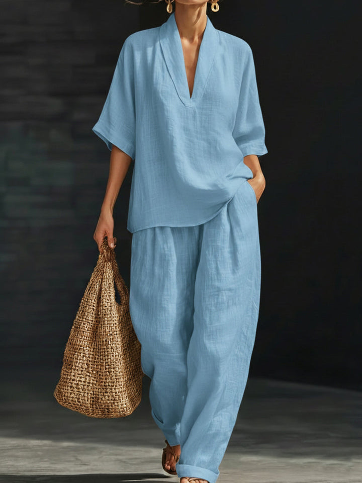 Noressa - Effortless Linen Two-Piece Set