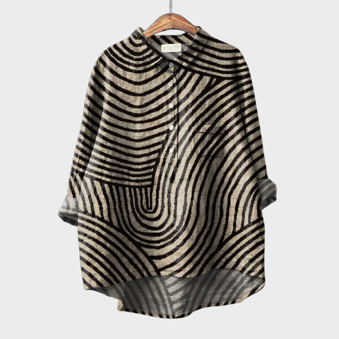 Primrose - Artful Long-Sleeve Blouse