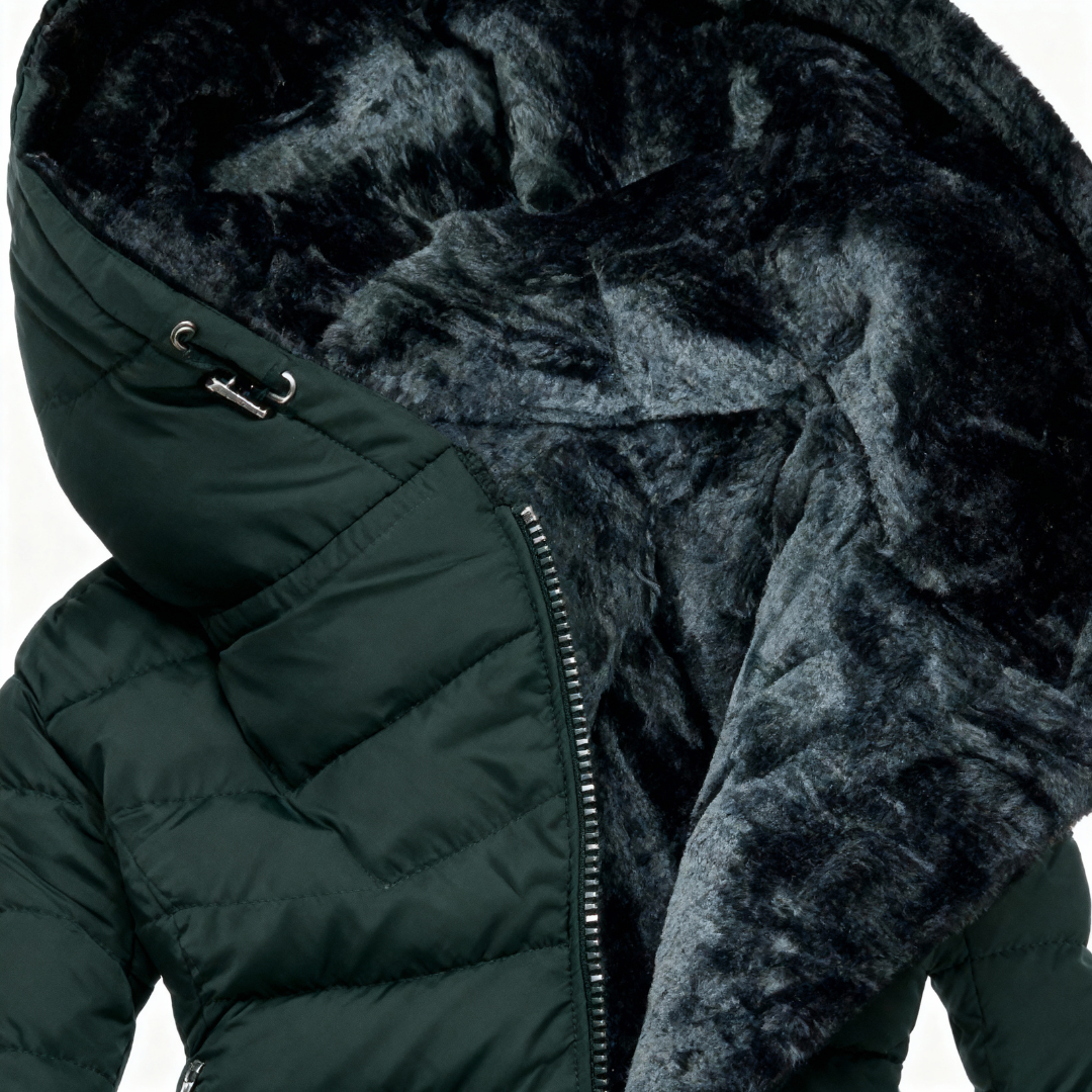Leni - Warm Lined Hooded Puffer Coat