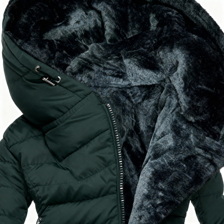 Leni - Warm Lined Hooded Puffer Coat