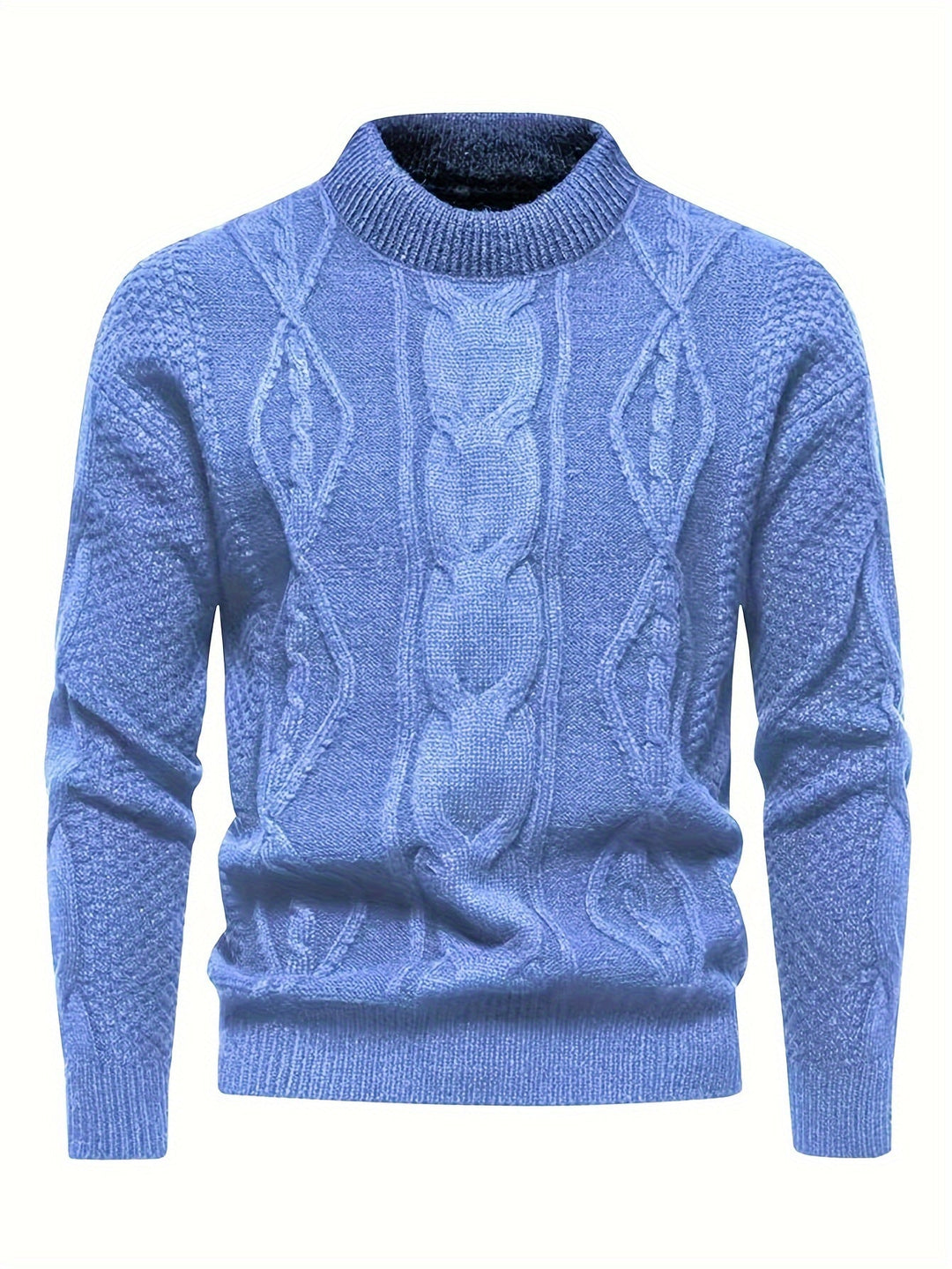 Kael - Cable Knit Mock Neck Sweater