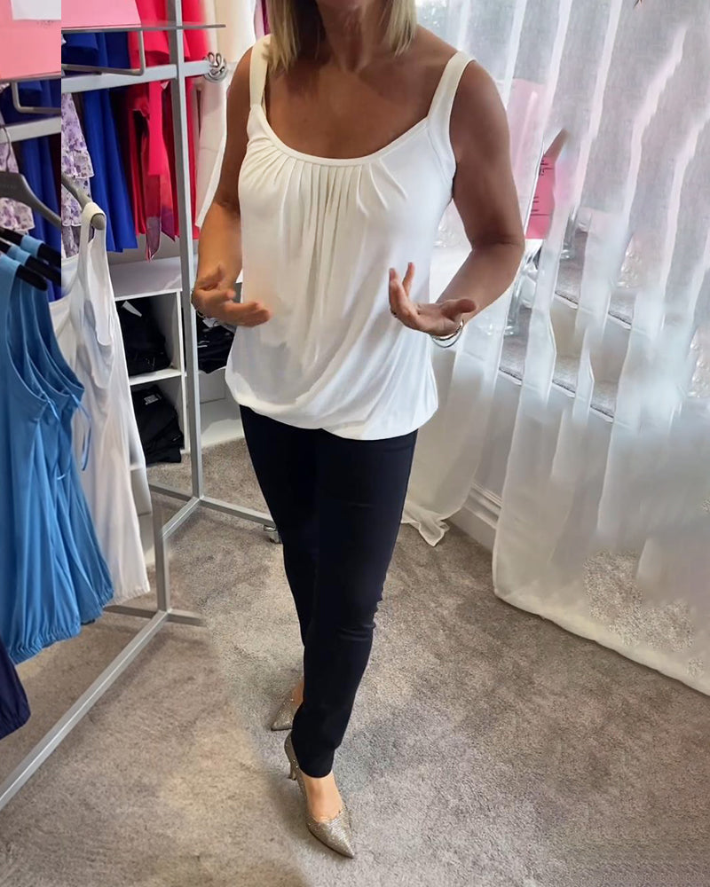 Corina - Soft-Touch U-Neck Tank Top