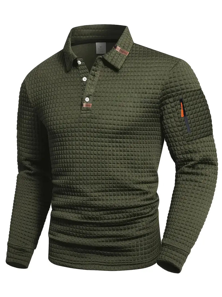 Reeve - Textured Polo Shirt