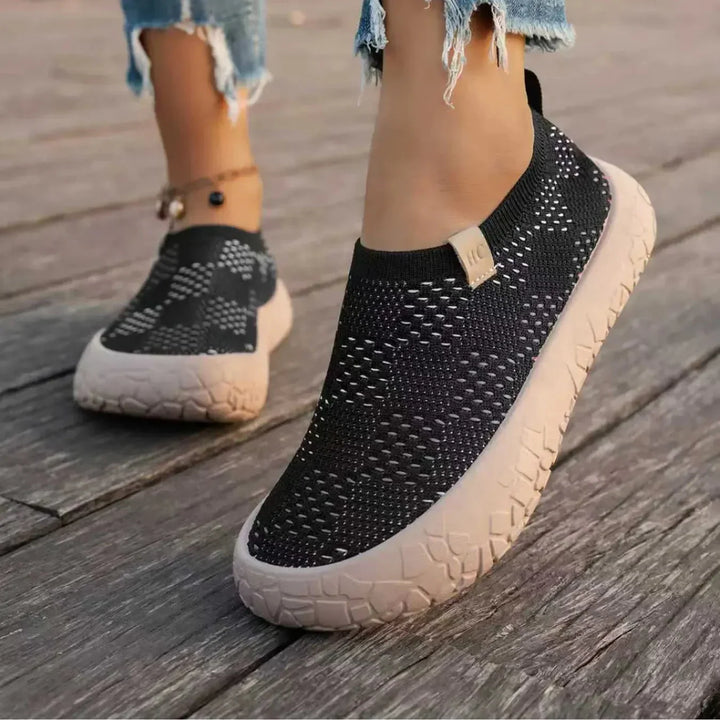 Allegra - Cushioned Slip-On Sneakers
