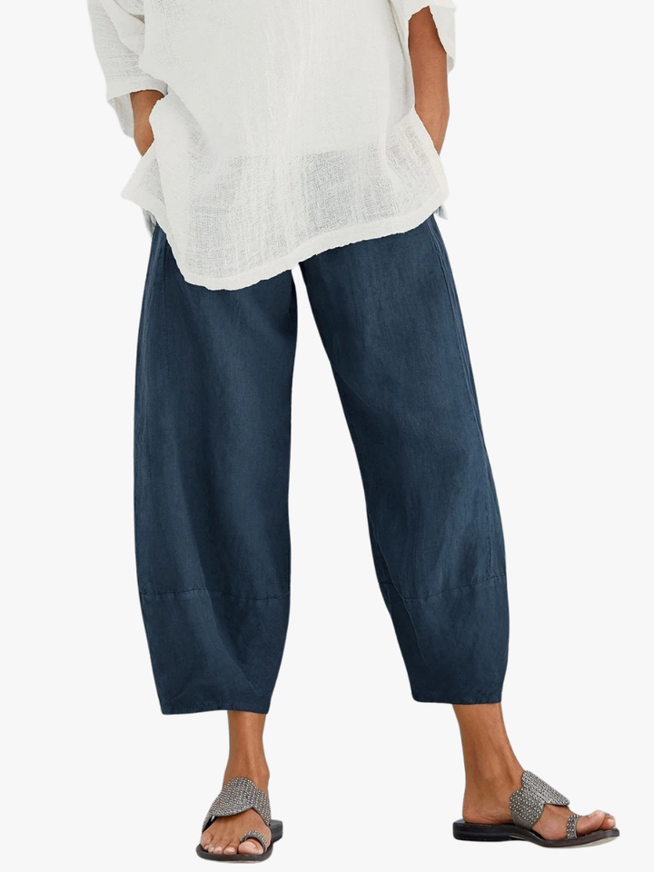 Josette - Lightweight Cropped Trousers