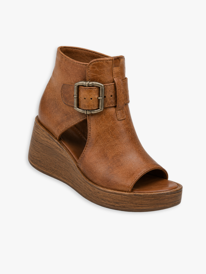 Alarise - Cushioned Wedge Sandals