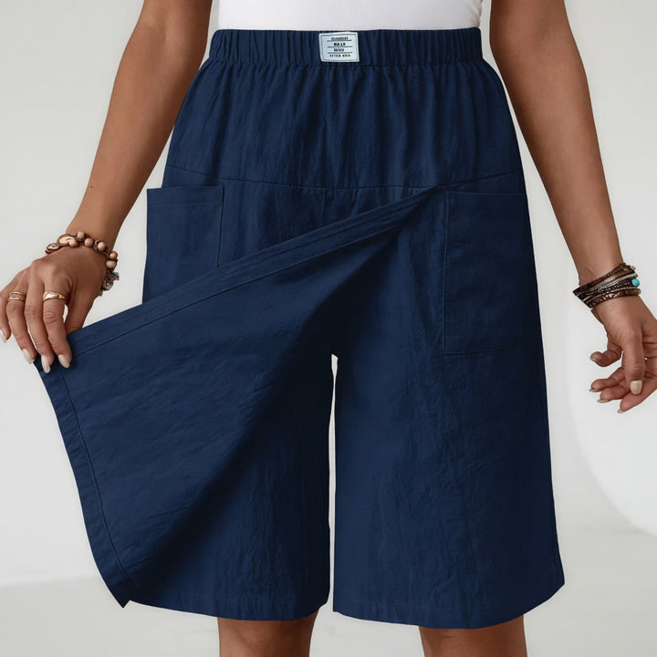 Fiorisse - Premium Stretch Wrap-Front Skort