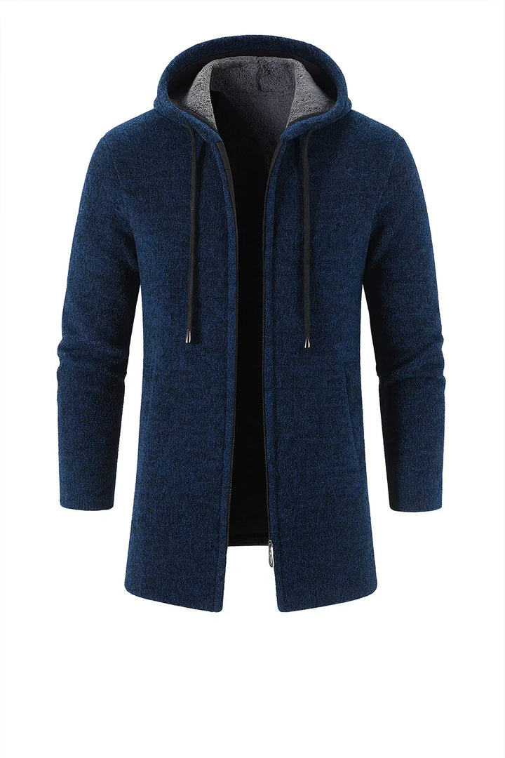 Keldan - Quilted Hooded Cardigan