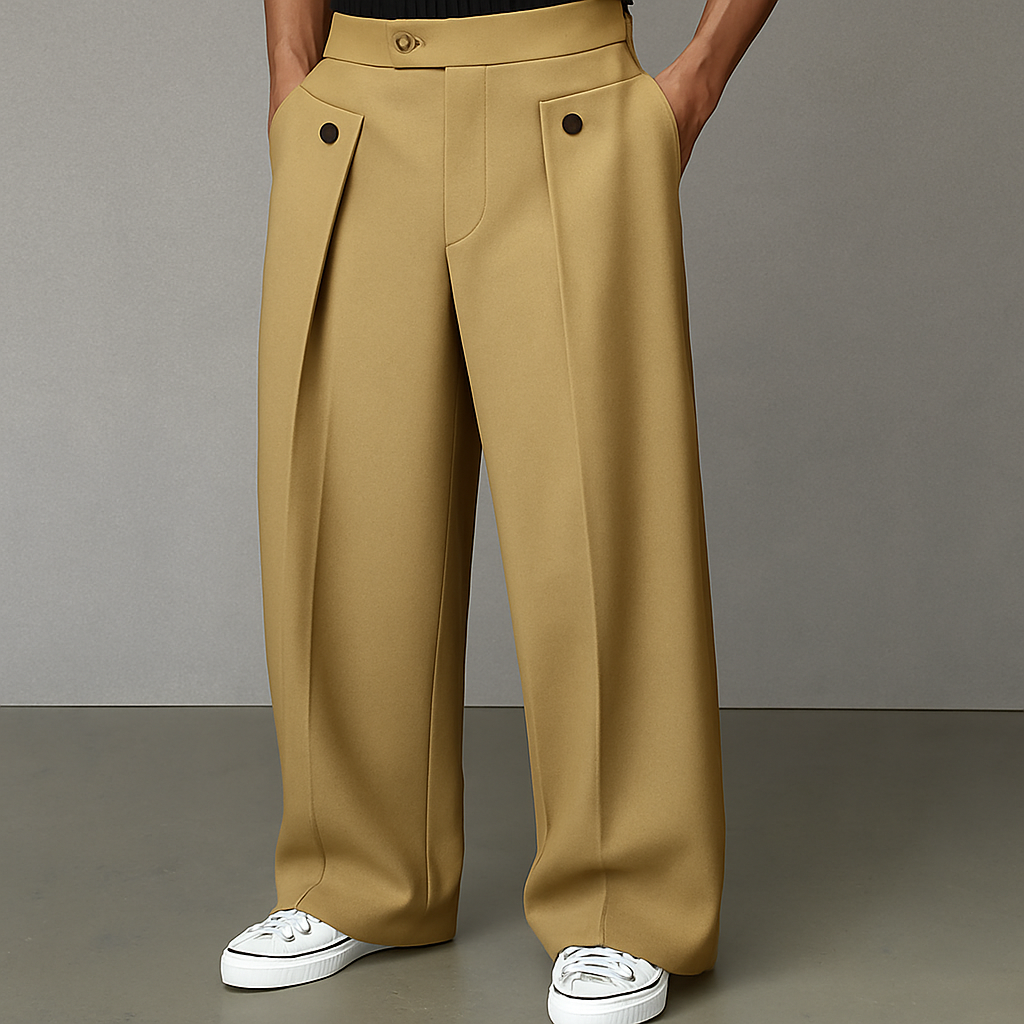 Raliyah - Soft-Touch Pleated Trousers