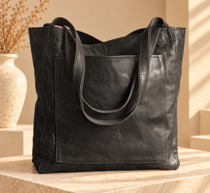 Dione - Zip-Top Structured Tote Bag