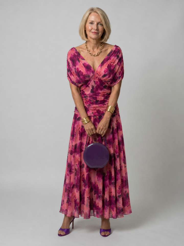Galatea - Lightweight Off-Shoulder Midi Dress